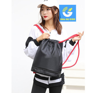 Túi đựng đồ bơi dây rút có ngăn ướt và ngăn để giày riêng tiện ích