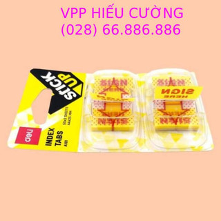 Giấy ghi chú, giấy dán trình ký Sign here. Do VPP Hiếu Cường cung cấp