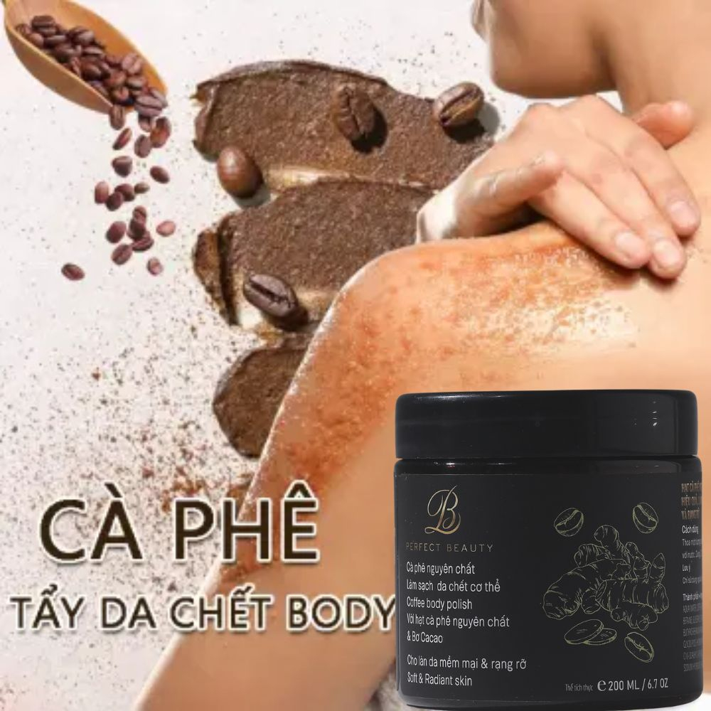 Tẩy da chết cơ thể cà phê Đắk Lắk Bảo Liên Perfect Beauty cho làn da mềm mại và rạng rỡ 200ml