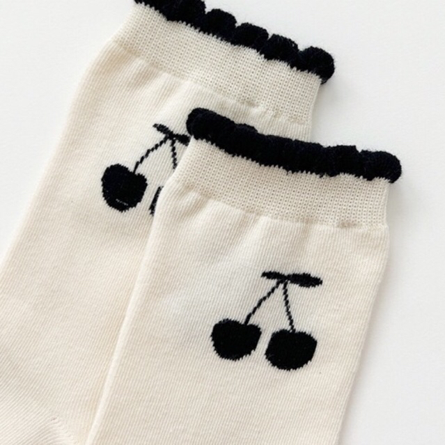 Set 5 đôi tất cao cổ cotton cho bé trai bé gái Hàn quốc
