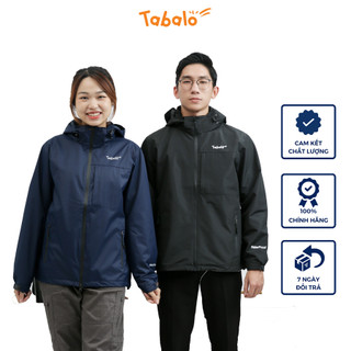 Áo Khoác Gió 2 Lớp Nam Nữ Tabalo Waterproof Chống Thấm, Cản Gió, Vải Dày Dặn
