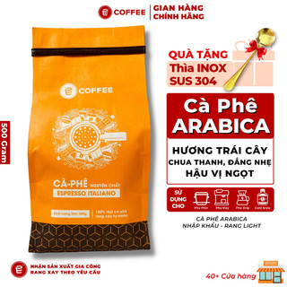 Cafe Espresso Arabica Đặc Sản với hương trái cây khô hậu vị ngọt sản phẩm Specialty Coffee E COFFEE
