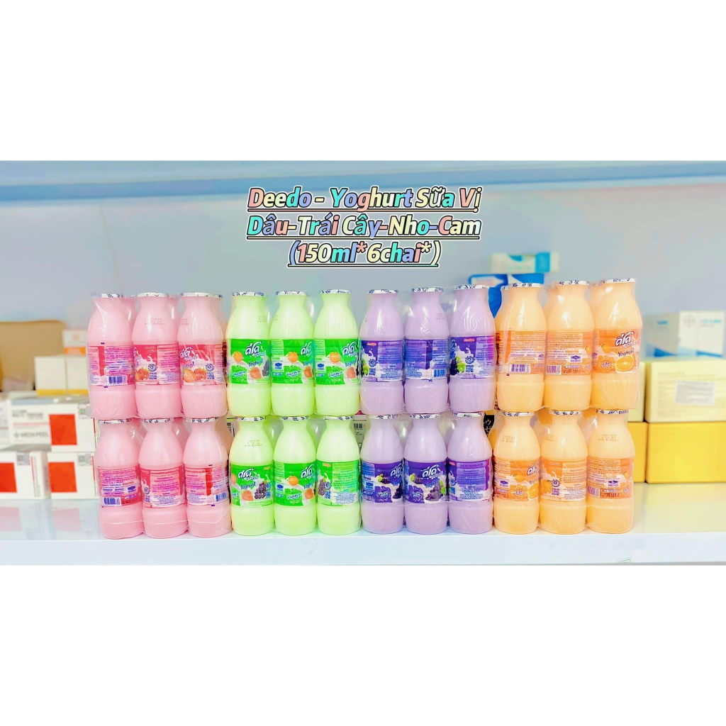 Sữa Chua uống Deedo Hoa Quả Thái Lan