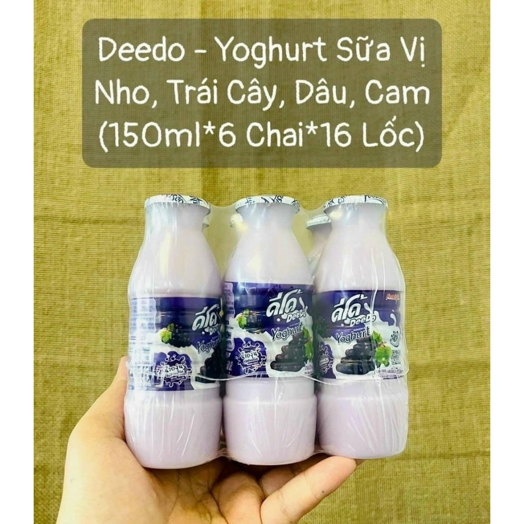 Sữa Chua uống Deedo Hoa Quả Thái Lan