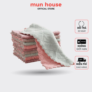 khăn lau bếp zic zac hoạ tiết