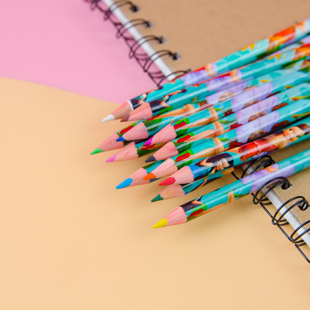 Hộp Bút Chì 12 Màu Màu Sắc Tươi Sáng, Chất Liệu An Toàn - Tô Màu, Vẽ Tranh