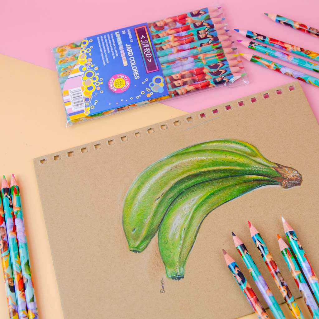 Hộp Bút Chì 12 Màu Màu Sắc Tươi Sáng, Chất Liệu An Toàn - Tô Màu, Vẽ Tranh