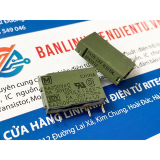 [Combo 2 chiếc] PA1a-24V, APA3312, PA1a-24VDC 5A/250VDC Rơ le 24V 4 chân 1 cặp tiếp điểm tháo máy