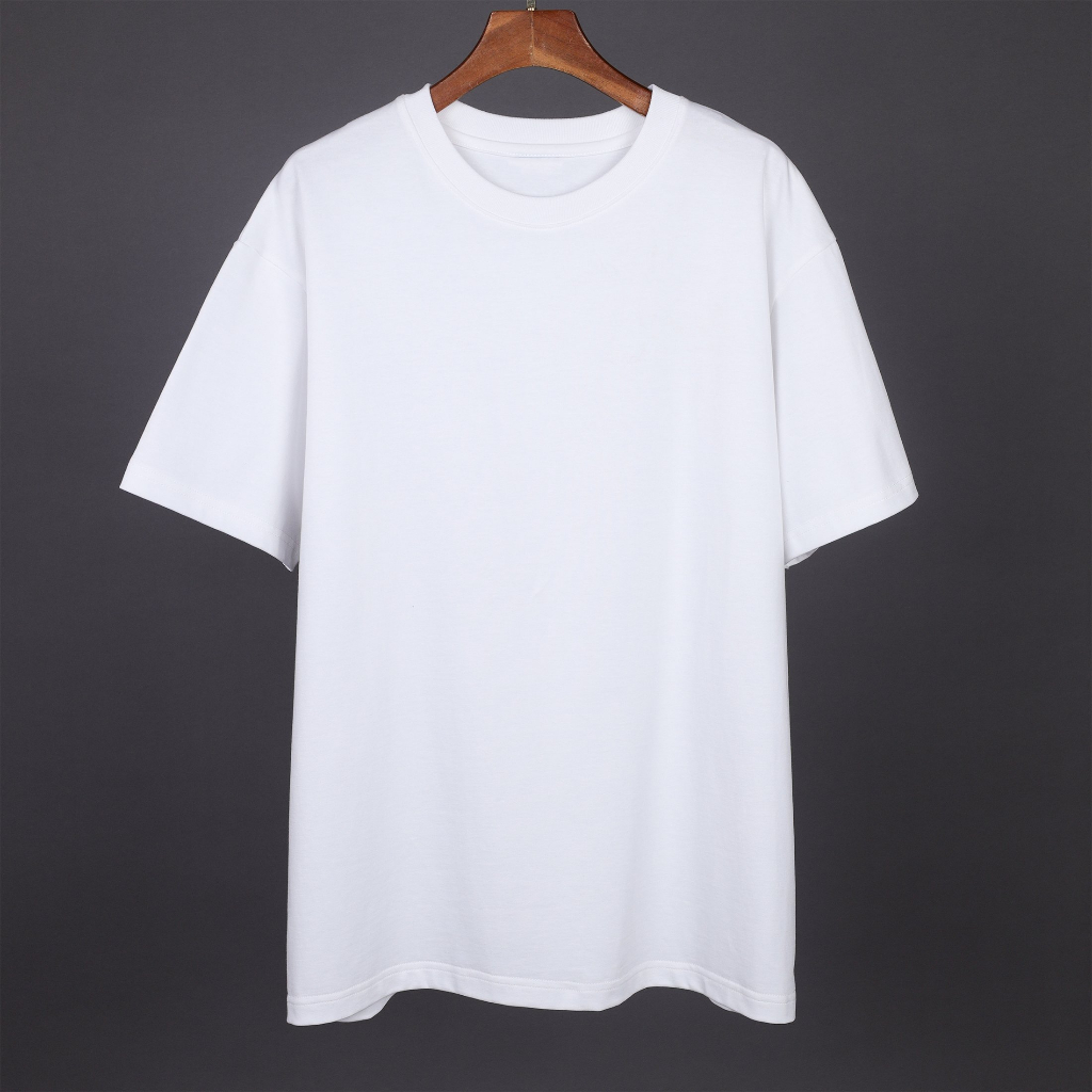 Áo thun Flo Menswear Basic trơn 250gsm unisex chất liệu cotton rộng rãi thoáng mát