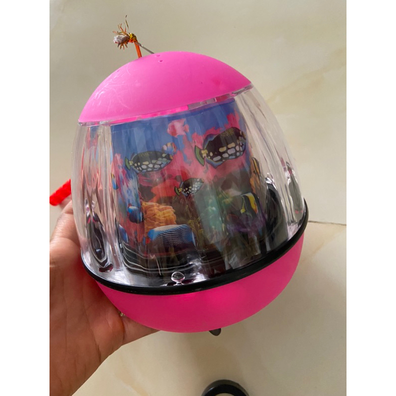 Đèn lồng kéo quân trung thu , đèn lồng bể cá xoay phát sáng phát nhạc