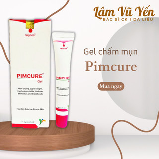 Gel chấm mụn giúp giảm mụn ngừa thâm Pimcure, giảm sưng, kích ứng - Dr.Lâm Vũ Yến