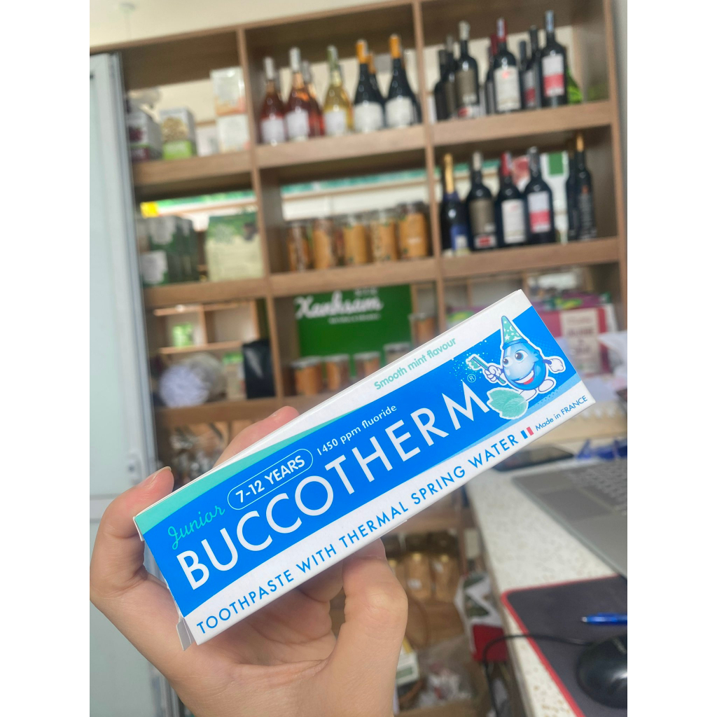 Kem Đánh Răng Hữu Cơ Buccotherm Cho BÉ và NGƯỜI LỚN, THAN HOẠT TÍNH,.. 75ml - XanhSam Organic