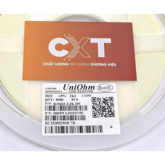 Điện trở 2.2K 0603 (5%) (50c)