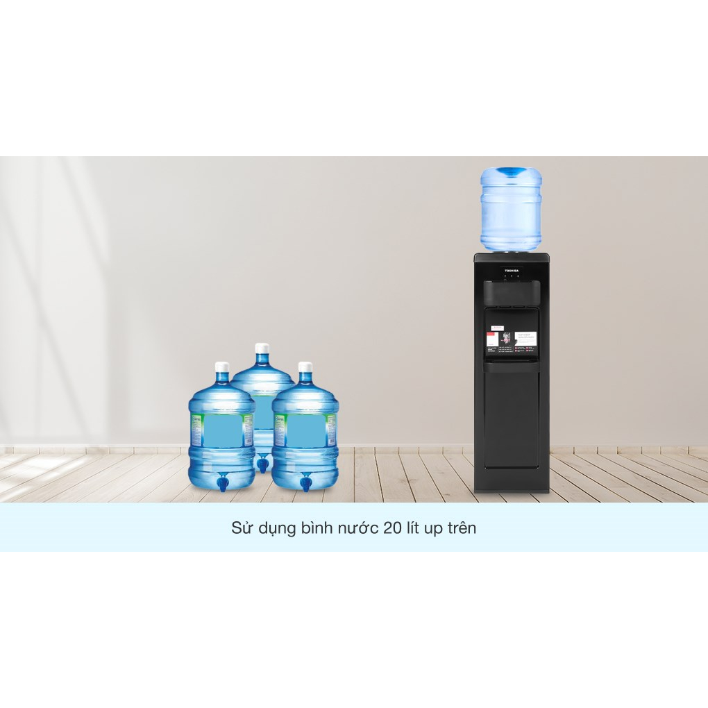 Cây nước nóng lạnh Toshiba RWF-1917TV bình úp, khóa trẻ em, chính hãng, bảo hành 12 tháng tại nhà