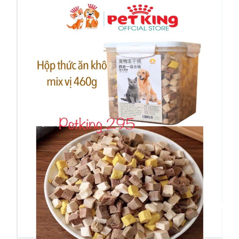 Thịt Sấy Khô Viên cho Chó Mèo 460gr