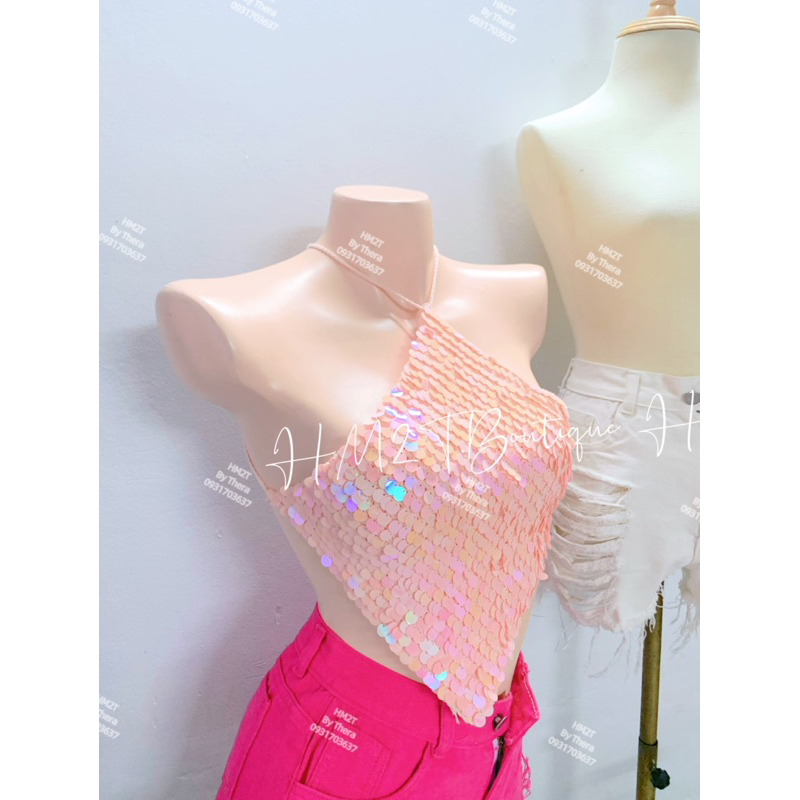 Áo yếm kim sa lấp lánh bling bling  thủ công nhiều size