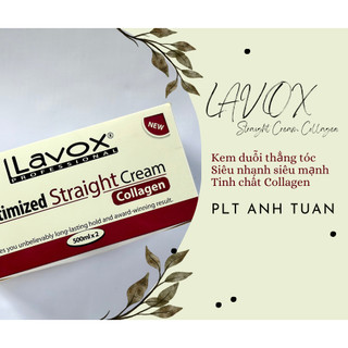 Kem duỗi thẳng tóc lavox tím - kem duỗi thẳng tóc siêu nhanh siêu mạnh collagen lavox - sỉ lh z.a.lo