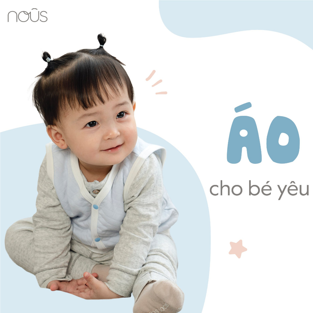 - Áo khoác gile nous cho bé trai bé gái