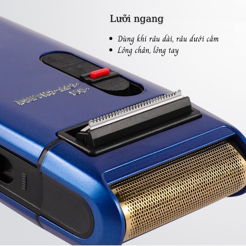 Máy cạo râu Yd màu xanh phiên bản cao cấp