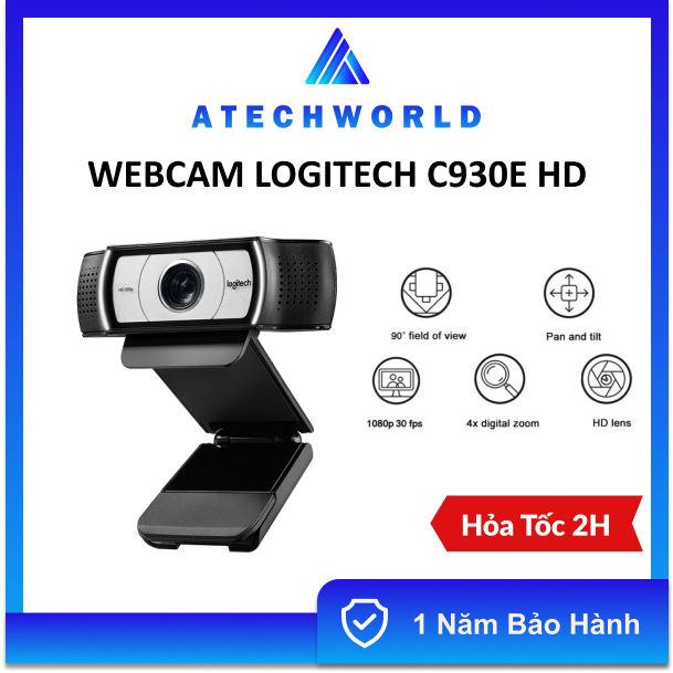 Webcam Logitech C930e HD - Hàng Chính Hãng - BH 1 năm - Có Xuất VAT