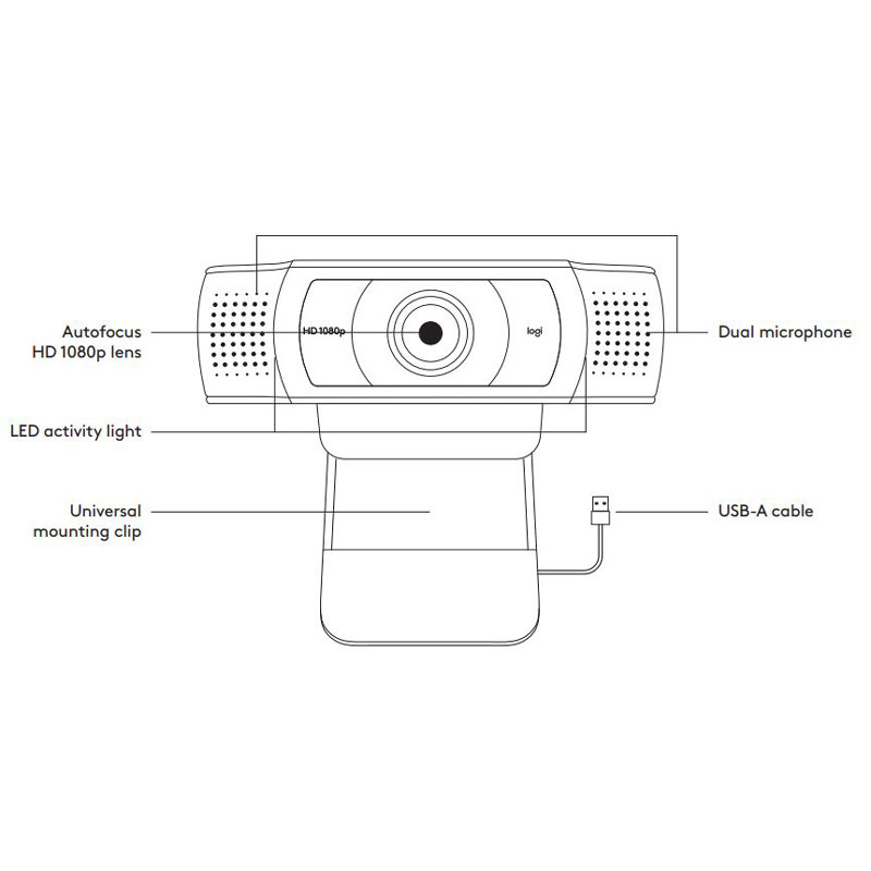 Webcam Logitech C930e HD - Hàng Chính Hãng - BH 3 năm - Có Xuất VAT