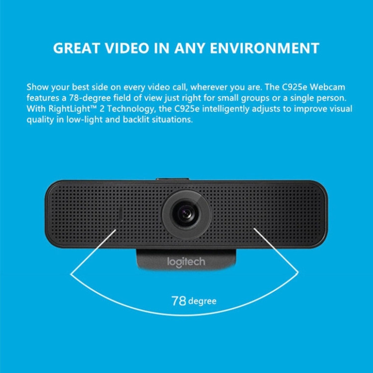 Webcam Logitech C925e - Hàng Chính Hãng - BH 3 năm - Có Xuất VAT