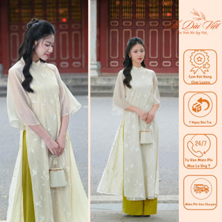  Áo Dài Cách Tân An Vy Đính Nơ Siêu Xinh Chất Tơ Hàn Dệt Hoa Nổi Trẻ Trung Chanh Xả Cho Các Nàng Chụp Ảnh Đi Sự Kiện ... 