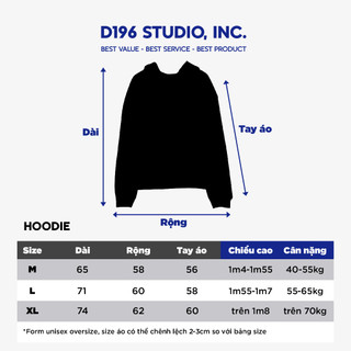 Áo hoodie zip DEJAVU.196 basic - BW pack
