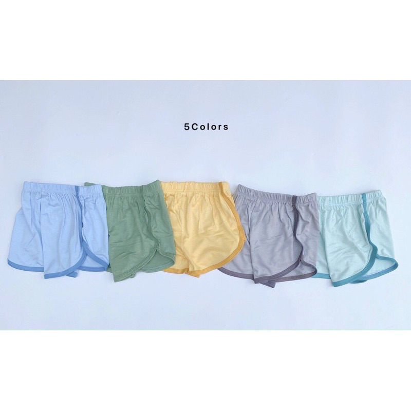 Quần đùi quần thun ngắn cho bé trai bé gái K.woo  quần cho bé Kwoo đùi trai gái trẻ em vải thun lạnh