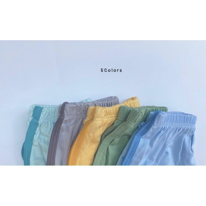 Quần đùi quần thun ngắn cho bé trai bé gái K.woo  quần cho bé Kwoo đùi trai gái trẻ em vải thun lạnh