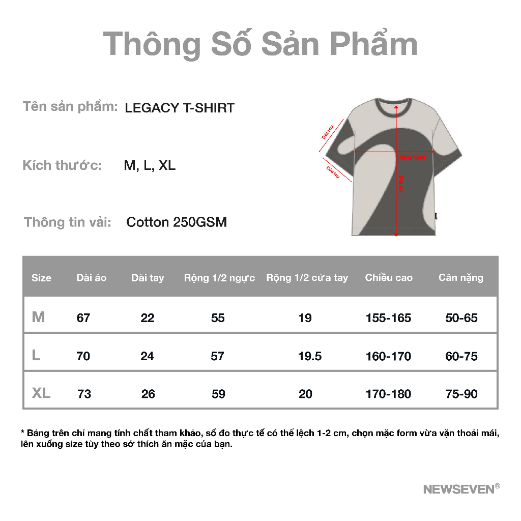 Áo Thun NEWSEVEN LEGACY T-Shirt AT.252