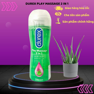 (Chính Hãng) Gel bôi trơn cao cấp Durex Play Massage 2 in 1 200ml