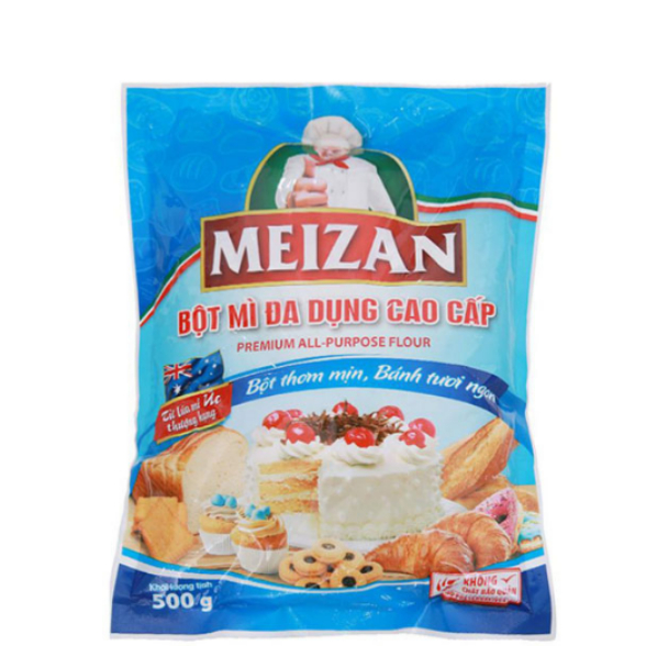 Bột Mì Đa Dụng Cao Cấp Meizan 500Gr/Gói