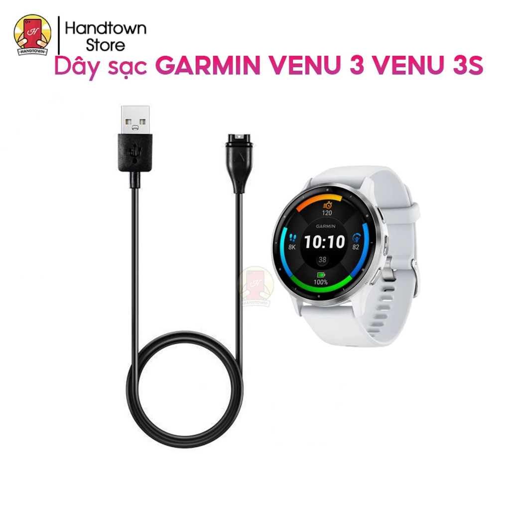 Dây Cáp Sạc USB Đồng Hồ Thông Minh GARMIN VENU 3 VENU 3S Thay Thế