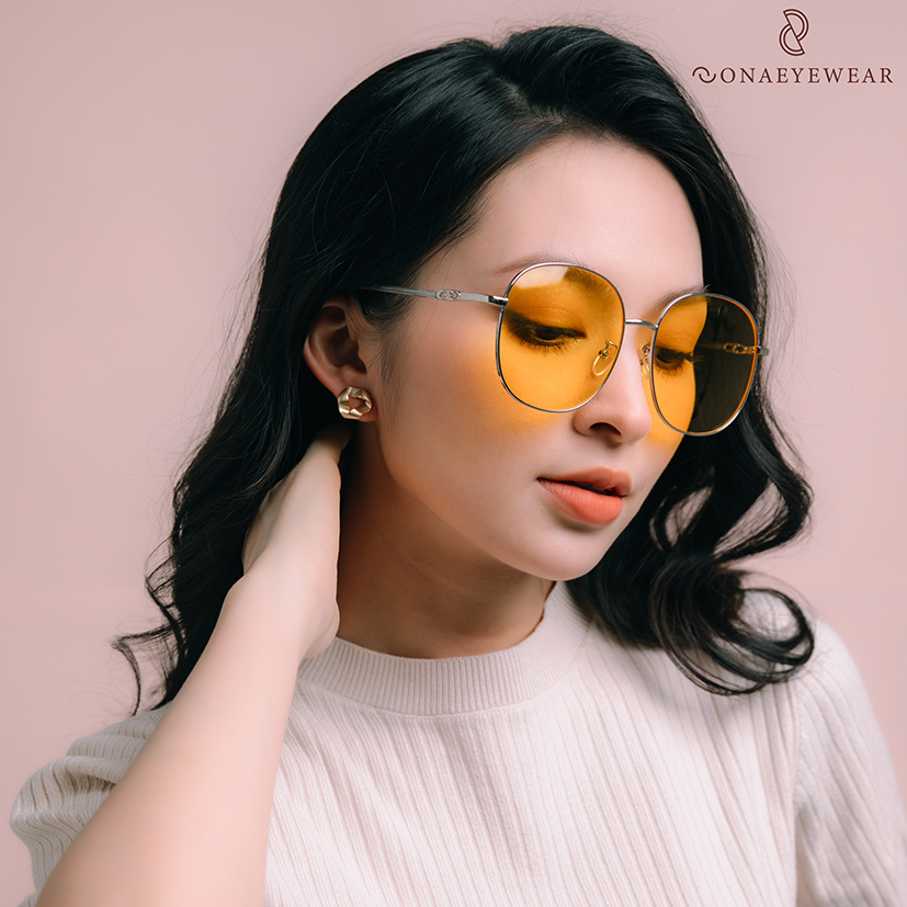 Kính râm - SONA EYEWEAR - Bản Cao Cấp  Nữ, Tròng Polycarbonate Gọng Kim Loại, Chống tia UV400