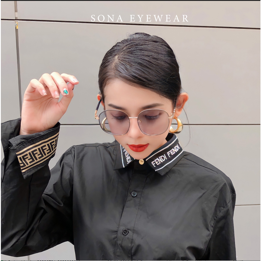Kính râm - SONA EYEWEAR - Bản Cao Cấp  Nữ, Tròng Polycarbonate Gọng Kim Loại, Chống tia UV400