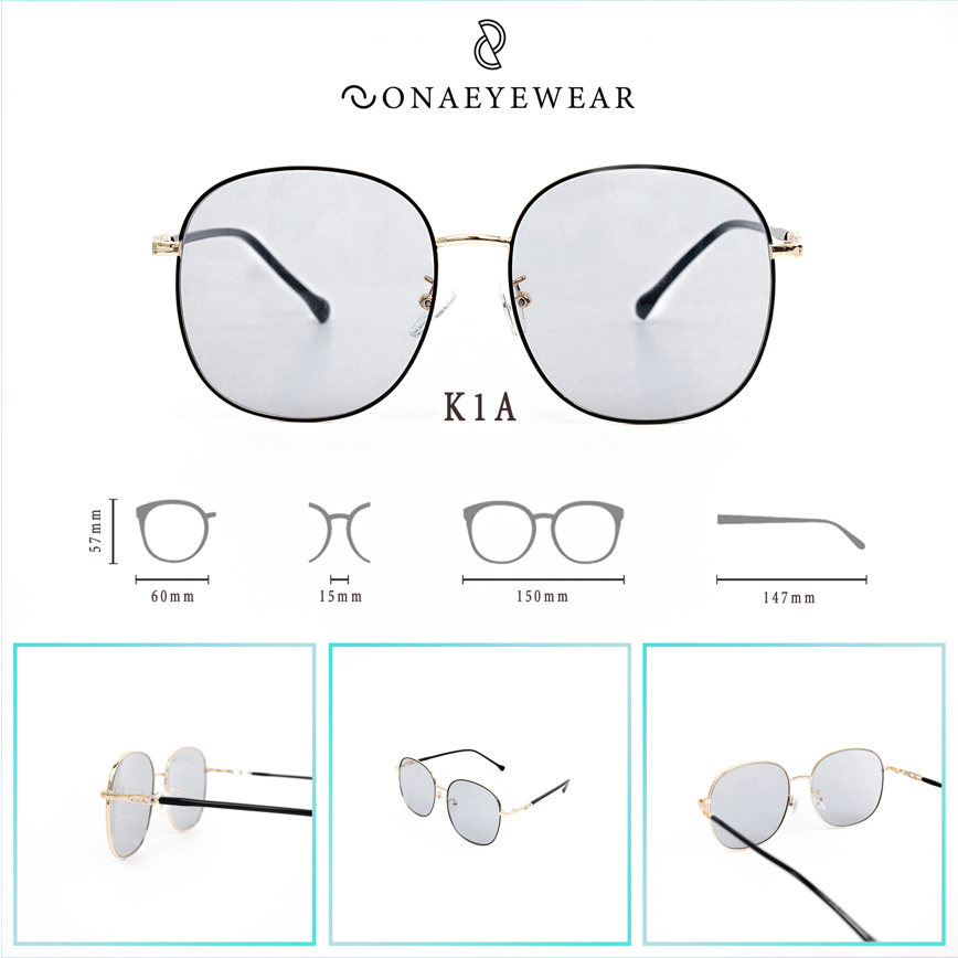 Kính râm - SONA EYEWEAR - Bản Cao Cấp  Nữ, Tròng Polycarbonate Gọng Kim Loại, Chống tia UV400