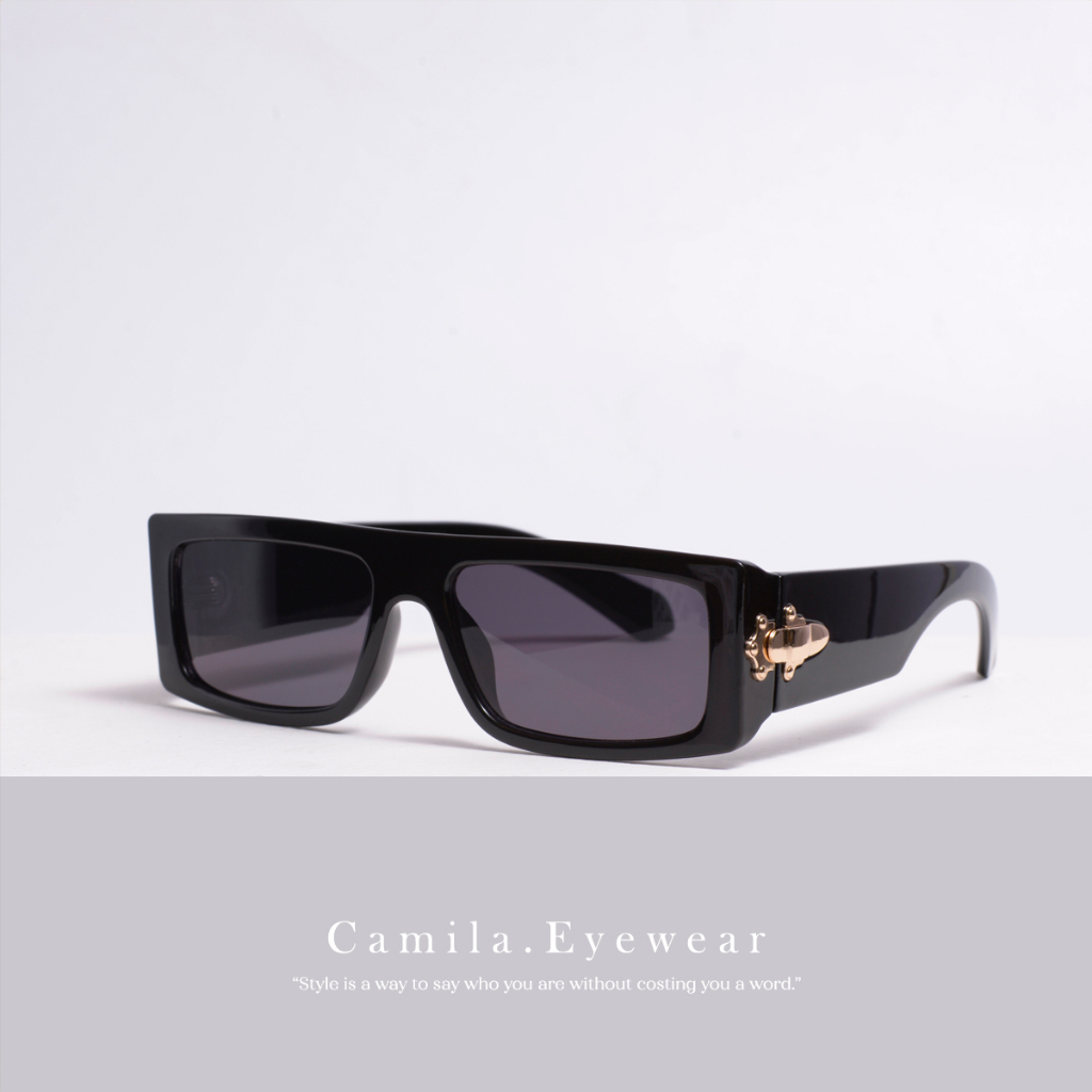 Kính mát nam nữ CAMILA dáng mắt vuông nhỏ cá tính C70001 - Kính thời trang