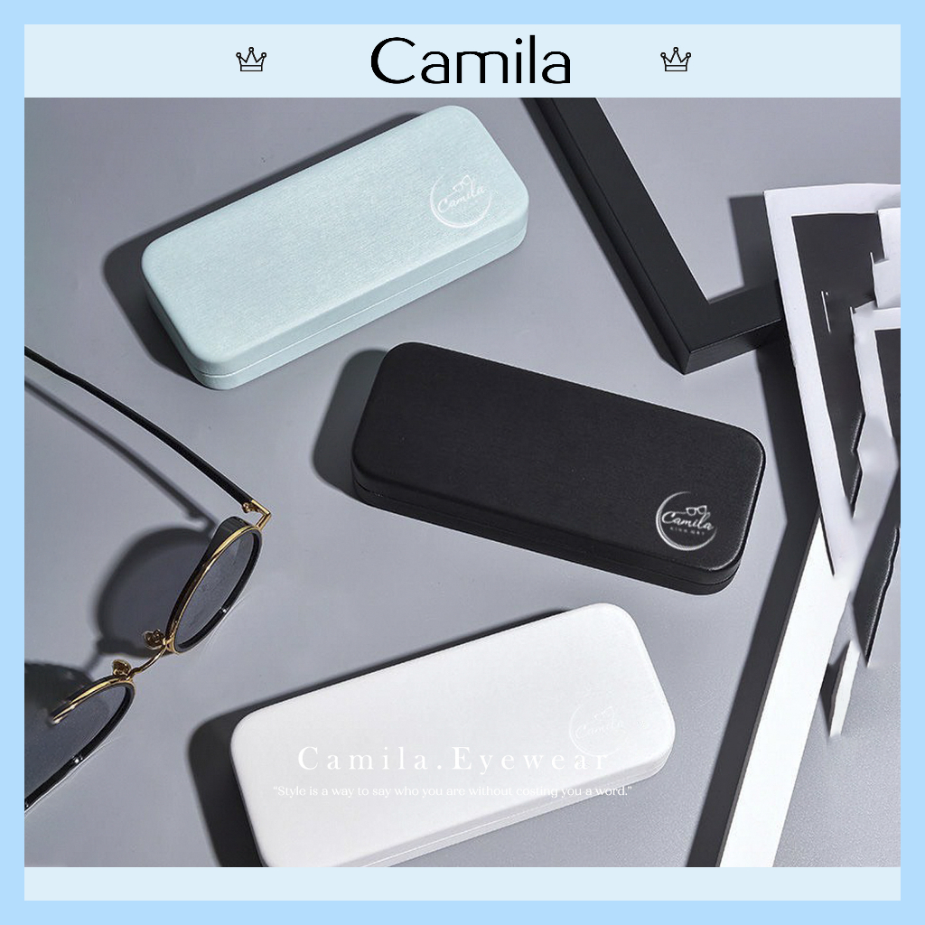 Hộp da đựng kính mắt CAMILA cao cấp - Hộp kính mát