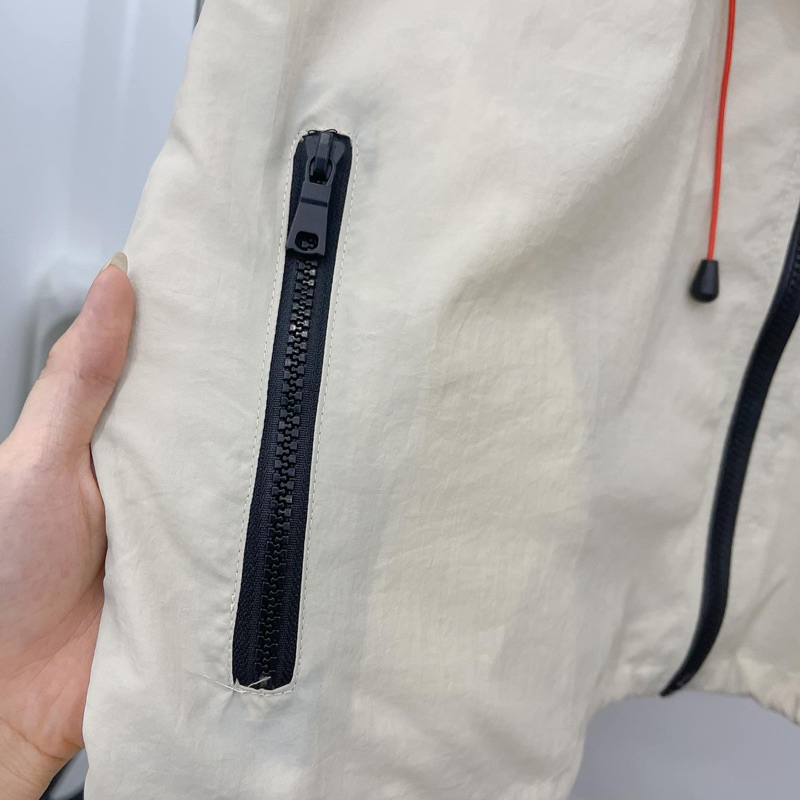 Áo Khoác Dù Vải Đũi Nhăn Form Rộng Thoải Mái Unisex