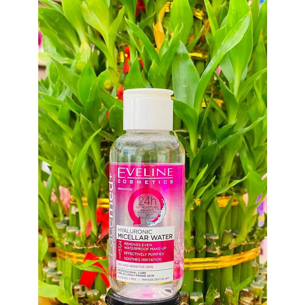 Nước tẩy trang Eveline Facemed+ dưỡng ẩm da 100ML - da khô nhạy cảm