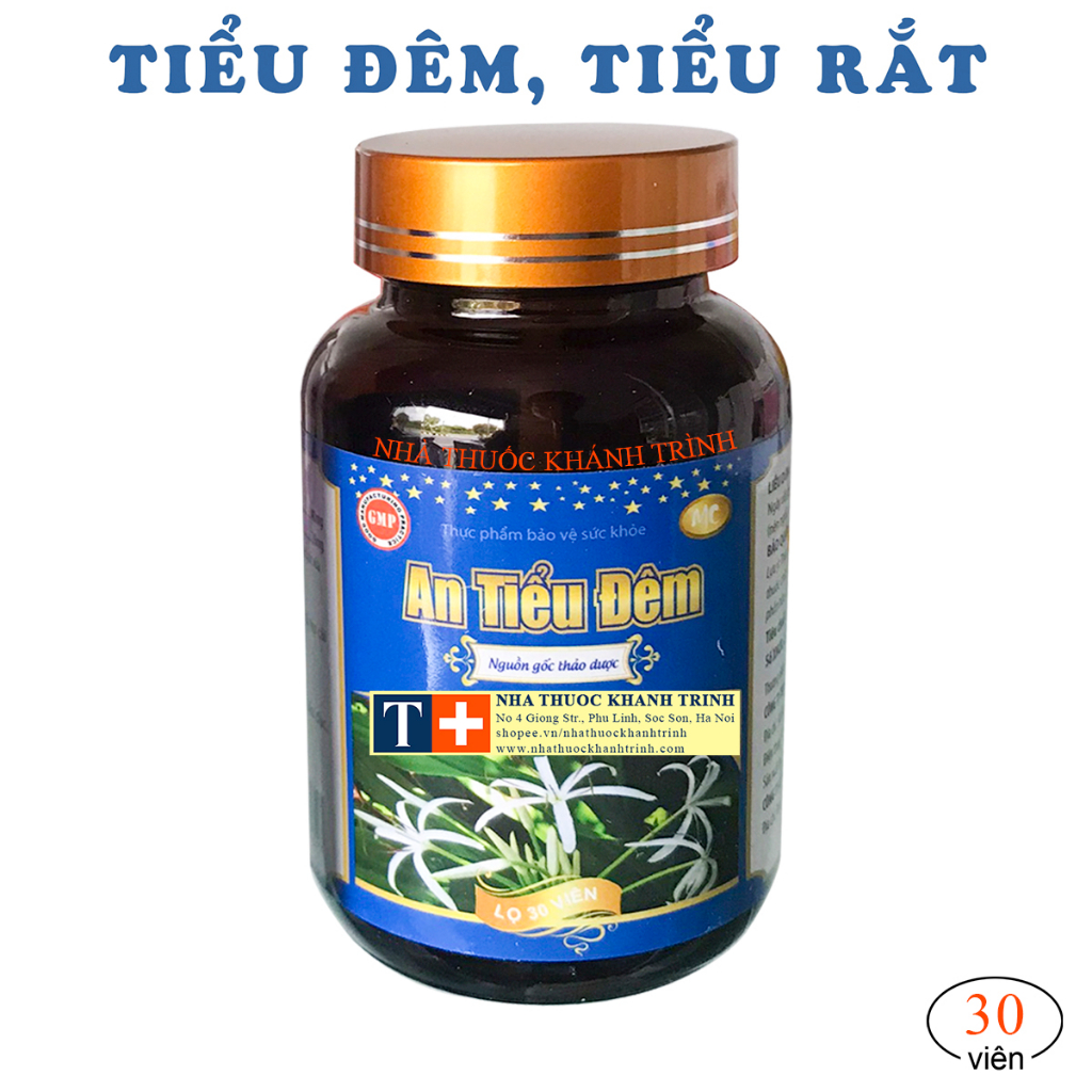 (lọ 30 viên) An Tiểu Đêm Santex Pharma - hỗ trợ giảm tiểu đêm, tiểu rắt, tiểu nhiều lần
