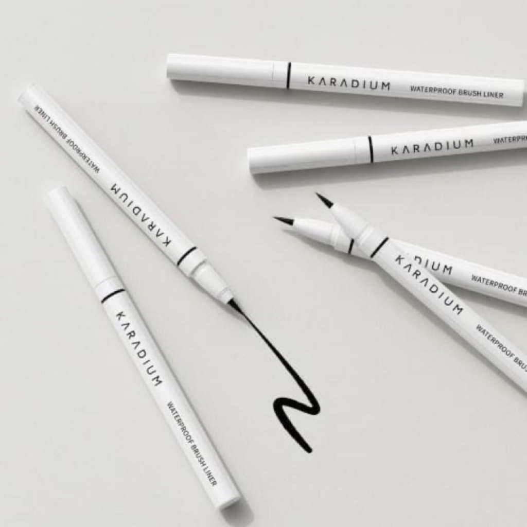 Combo Mascara Browit Nongchat Thái Lan + Bút Dạ Kẻ Mắt Nước Karadium Waterproof Brush Liner Black - Aura Skincare & BLan