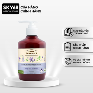 Dung Dịch Vệ Sinh Phụ Nữ Giúp Khág Khuẩn, Cân Bằng Độ pH Vùng Kín Zelenaya Apteka Cây Xô Thơm 370ml