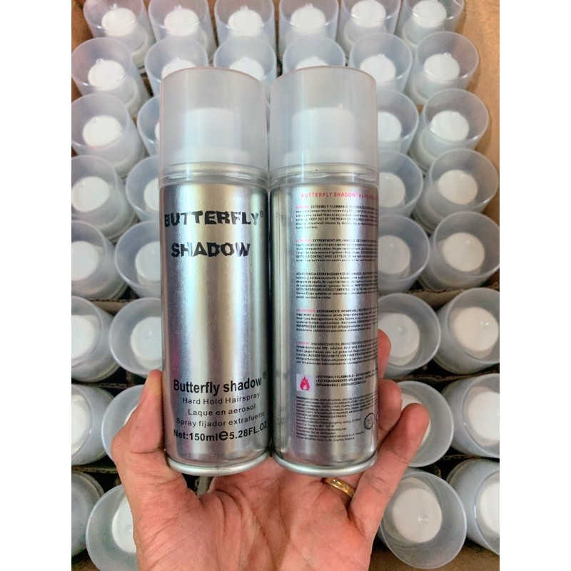 Gôm xịt tóc Butterfly Shadow chính hãng- Gôm Xịt Tóc Nam Butterfly Shadow 150ml - 320ml - 600ml