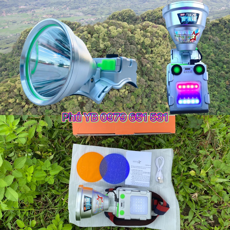 Đèn Đội Đầu XJ9000S Chiếu Xa Ngàn Mét Đa Năng Hơn Nữa