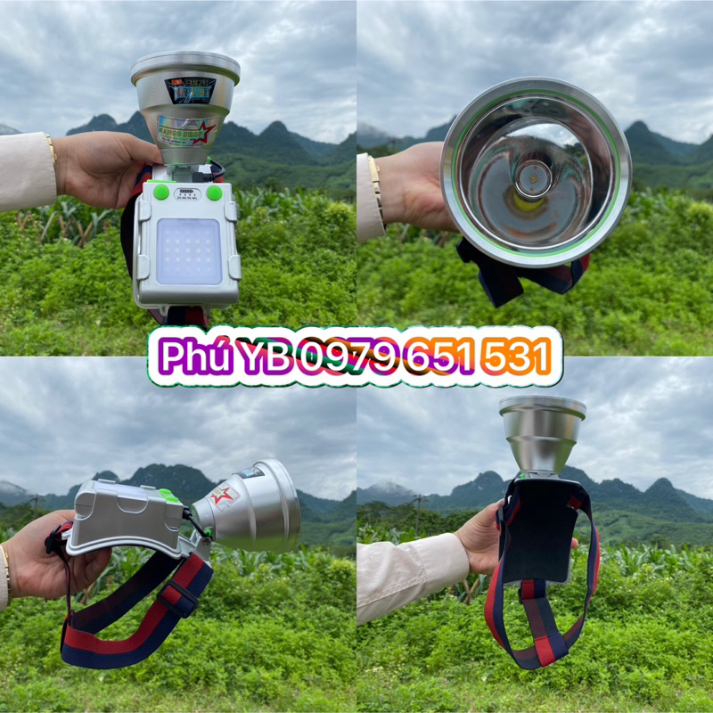 Đèn Đội Đầu XJ9000S Chiếu Xa Ngàn Mét Đa Năng Hơn Nữa