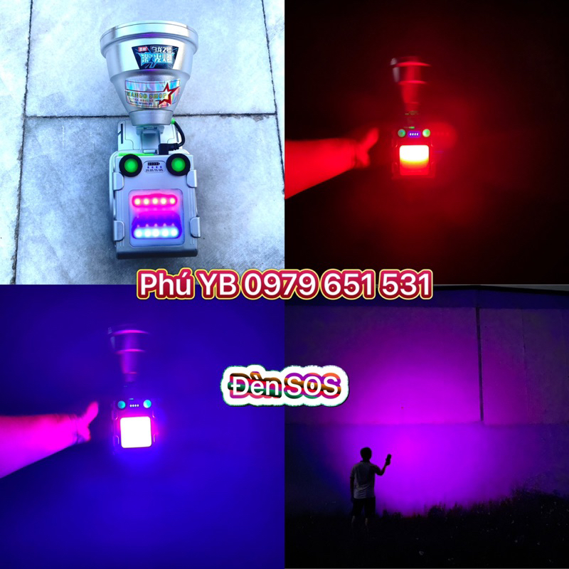 Đèn Đội Đầu XJ9000S Chiếu Xa Ngàn Mét Đa Năng Hơn Nữa