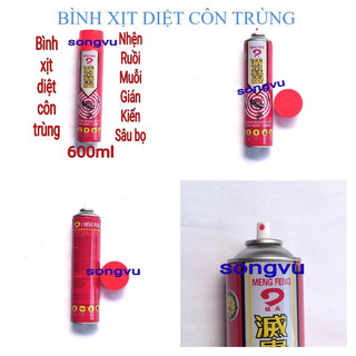 Bình xịt côn trùng số 9 (xịt đỏ)