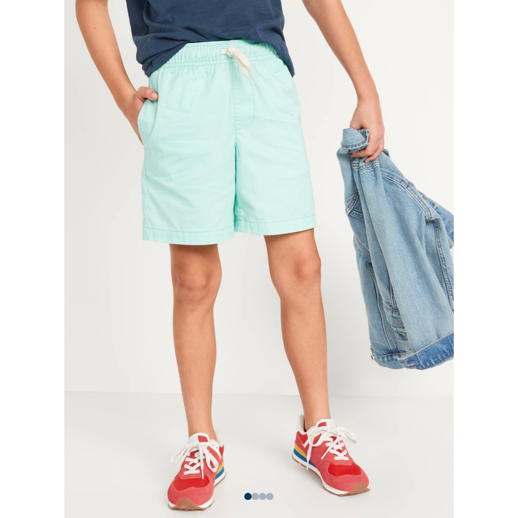 Quần short đùi bé trai vải kaki Old. navy xuất dư xịn lưng thun dây rút thật size đại 17-45kg